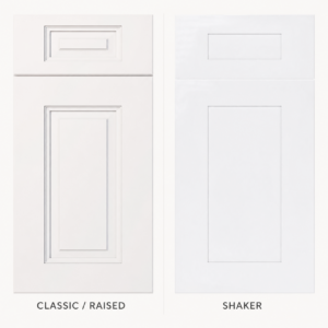 12-inch Deep Glass-Door Wall Cabinet - 2 Doors, No Shelves - 24 x 12 x 12