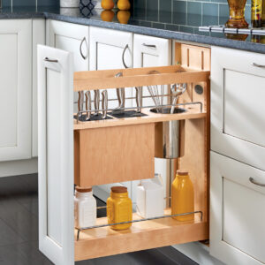 6-1/2-inch Wood Utensil Pullout Organizer