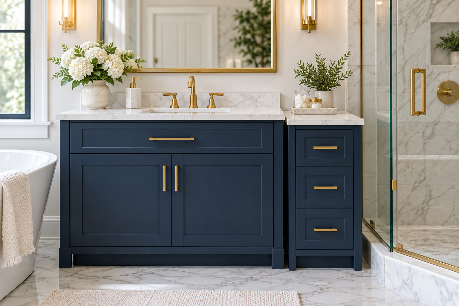 Vanity Base Drawer Cabinet – 3 Drawers – 15 x 34-1/2 x 21